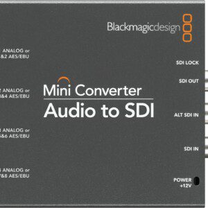 Blackmagic Mini Converter - Audio to SDI -0
