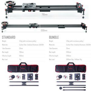 iFootage Shark Slider S1 Bundle (with extension up to 135cm)-21020