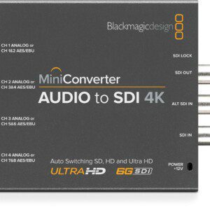Blackmagic Mini Converter - Audio to SDI -0