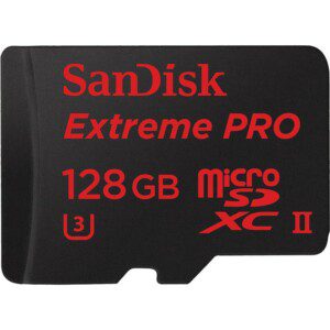 SanDisk Micro SD Card Extreme Pro UHS-II 128GB + USB SD adapter-0