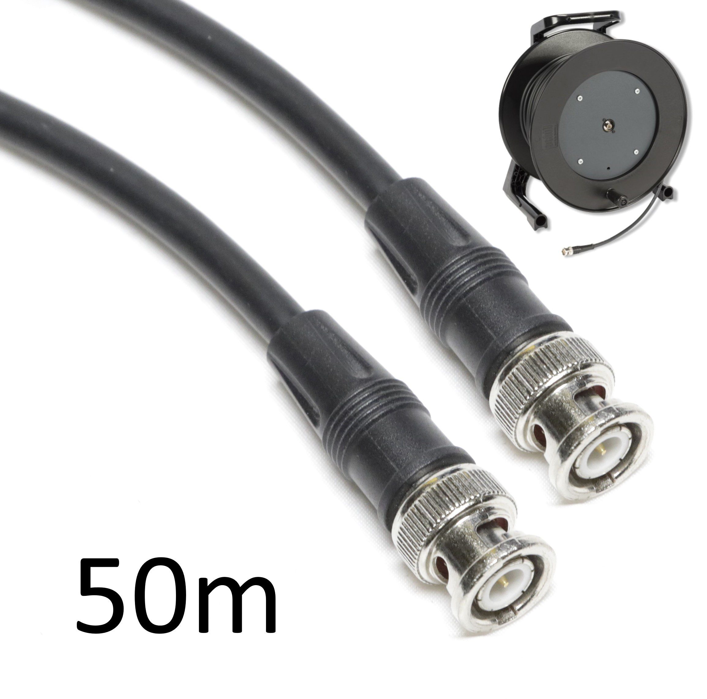 Sommercable 6G BNC Video Cable 50m on cable spool