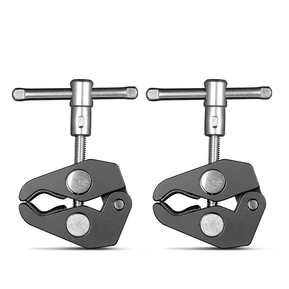 SmallRig Super Clamp with 1/4"-20 and 3/8"-16 Threaded Holes (2pcs) 2058