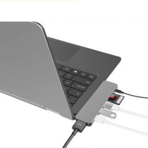 Hyperdrive Hub SOLO MacBook & USB-C Devices Gris-37447