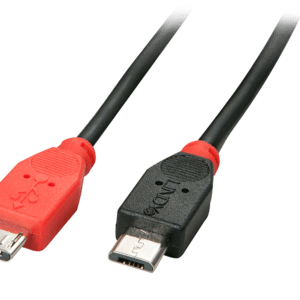Lindy USB 2.0 Cable Micro-B/ Micro-B OTG, 0.5m-0