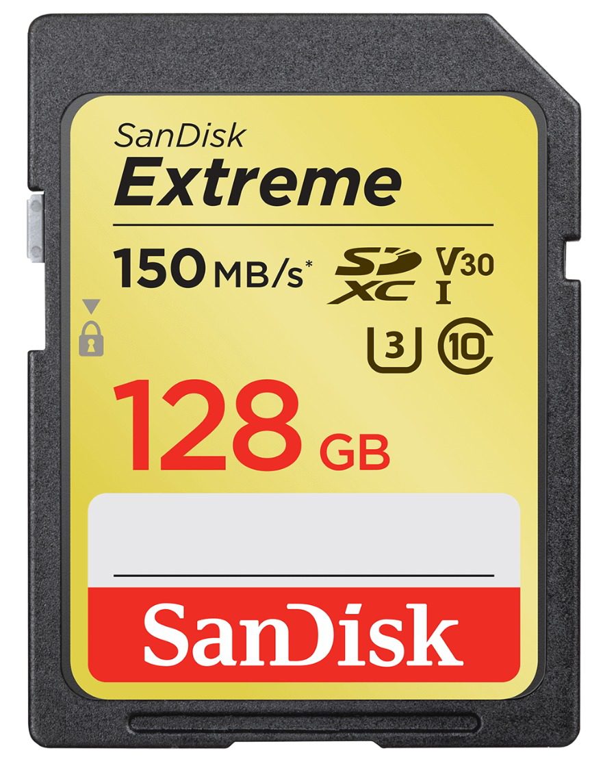 SanDisk SD Card Extreme UHS-I 128GB