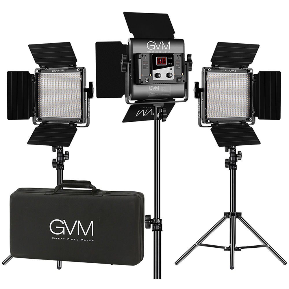 GVM 560AS Bi-Color LED 3-Panel Kit