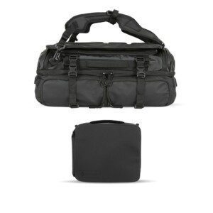 Wandrd Hexad Access Duffel Backpack Black Bundle-0