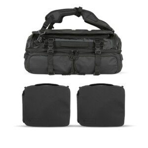 Wandrd Hexad Access Duffel Backpack Black Pro Bundle-0