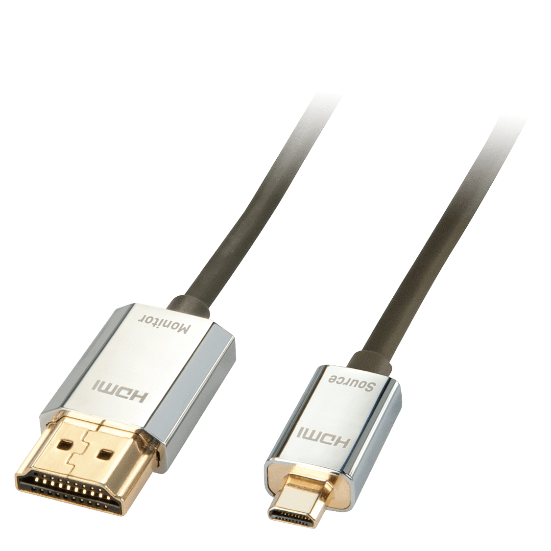 Lindy CROMO Slim HDMI High Speed A/D Cable, 4.5m