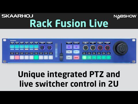 SKAARHOJ Rack Fusion Live w/Hall Effect Joystick option