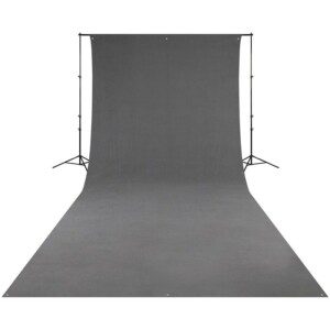 Westcott Wrinkle-Resistant Backdrop - Neutral Grey 2,7 x 6 m-0