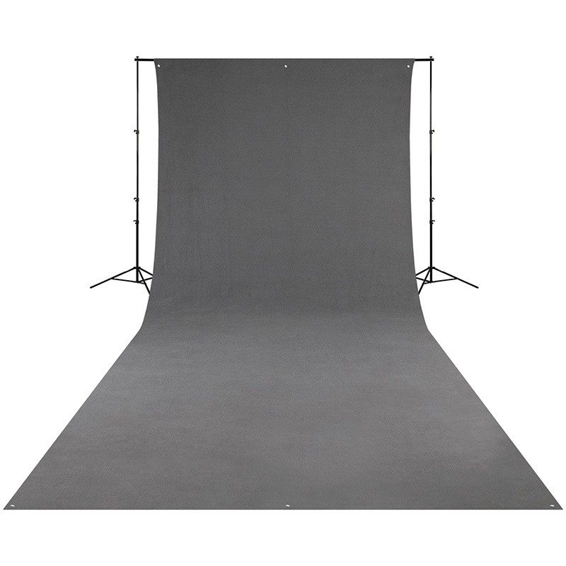 Westcott Wrinkle-Resistant Backdrop - Neutral Grey 2,7 x 6 m