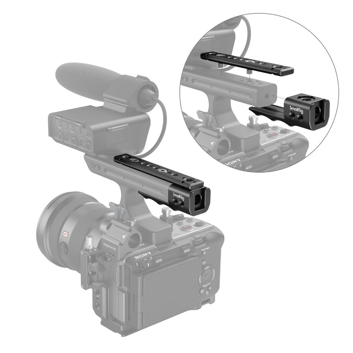 SmallRig Extension Adapter Part fot Sony FX30 / FX3 XLR Handle MD3490