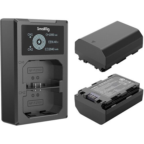 SmallRig NP-FZ100 Camera Battery and Charger Kit 3824