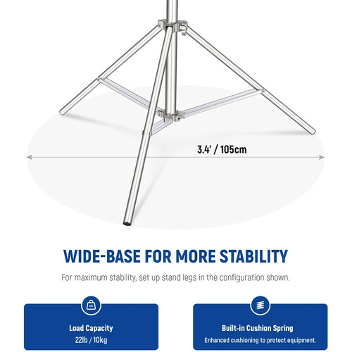 Neewer 220CM STAINLESS STEEL LIGHT STAND