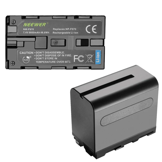 F970 BATTERYx2+DUAL USB CHARGER