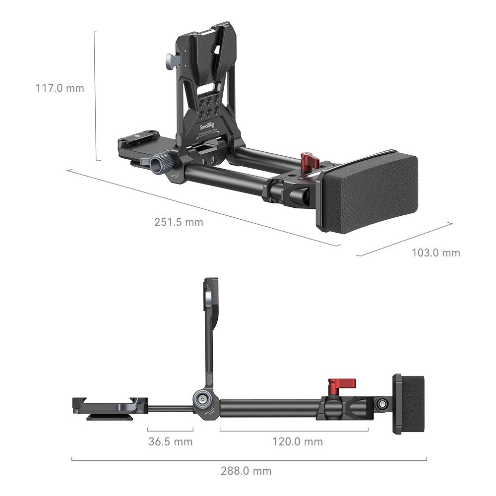 SmallRig Advanced Compact V-Mount Battery Mounting System 4063B