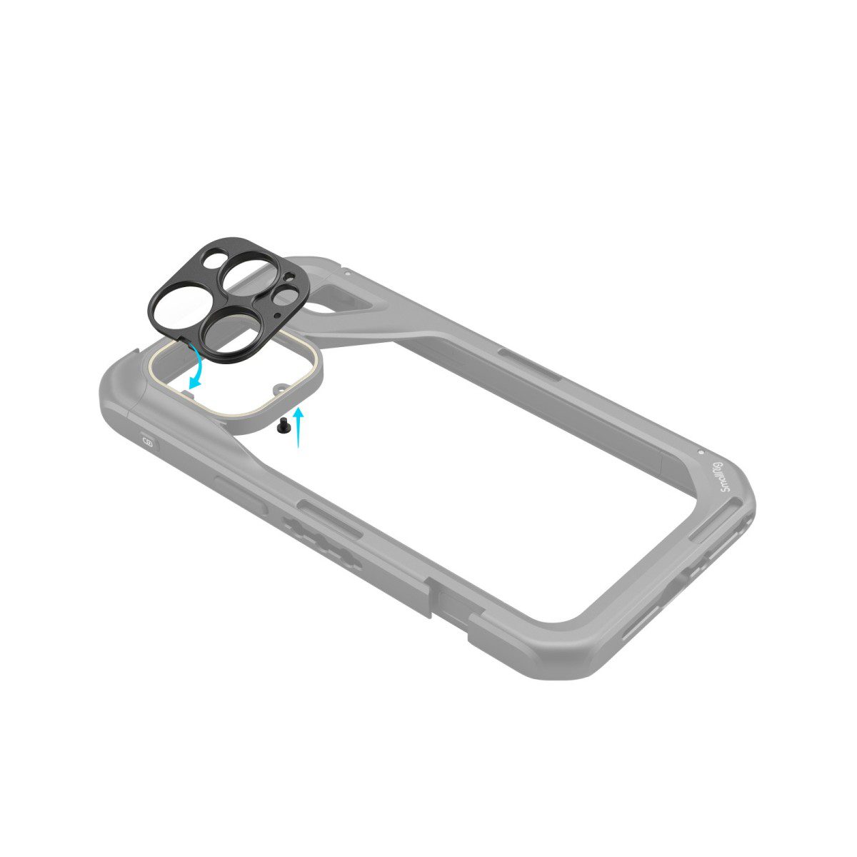 SmallRig 17mm Threaded Lens Back Mount Plate for iPhone 15 Pro Max / 15 Pro Cage 4394