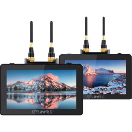 Feelworld FT6 + FR6 5.5 Inch Wireless Video Transmission Touchmonitor 4K