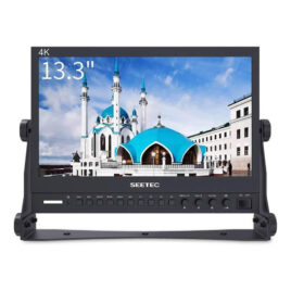 SEETEC 13.3" Aluminum Design IPS 1920x1080 Pro Broadcast LCD Monitor with 3G-SDI HDMI AV