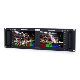 SEETEC FRM701G Dual 7" 3RU Rackmount Monitor with 12G-SDI