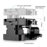 SmallRig Universal 15mm Rail Support System Baseplate 2092B - Image 4