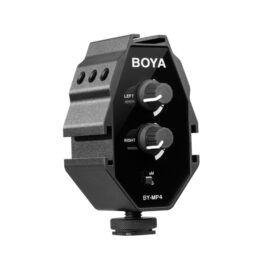 Boya BY-MP4 audio adapter & mixer