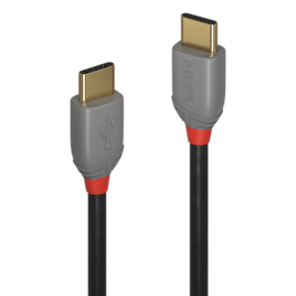 Lindy Câble USB 2.0 Type C, 60W PD, Anthra Line, 2m