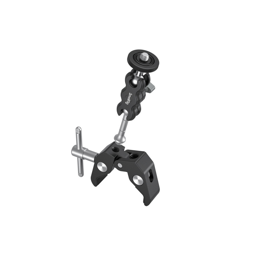 SmallRig Crab-Shaped Clamp & Magic Arm with Ball Head 3724 1 SmallRig Crab-Shaped Clamp & Magic Arm with Ball Head 3724 - Image 1