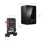 SmallRig VB99 Pro mini V Mount Battery (Kit) 5047 - Image 5