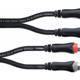 Cordial RCA – Câble stéréo double RCA – contacts nickel – 1,5 m