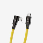 COBRA UNION ANGLED CABLE USB-C / USB-C 90° 10M 5GBITS YELLOW - Image 4
