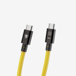 COBRA UNION ANGLED CABLE USB-C / USB-C 90° 10M 5GBITS YELLOW - Image 5