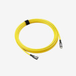 COBRA UNION ANGLED CABLE USB-C / USB-C 90° 5M 10GBITS YELLOW - Image 2