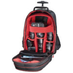 HAMA MIAMI 200 TROLLEY BACKPACK BLACK/RED - Image 3