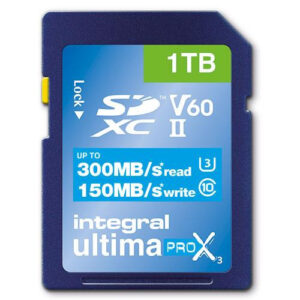 INTEGRAL SD ULTIMA PRO X3 1TO UHS-II U3 V60 300/150