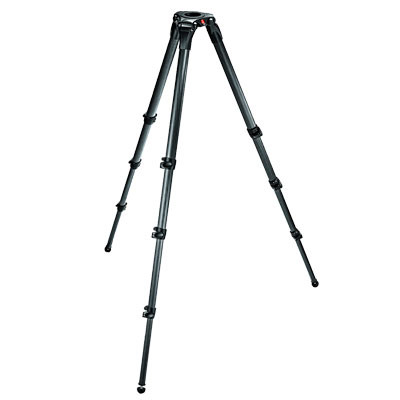 MANFROTTO 536 TREPIED VIDEO 3 STAGE CARBONE MPRO 75/100MM MANFROTTO 536 VIDEO TRIPOD 3-STAGE CARBON MPRO 75/100MM - Image 1