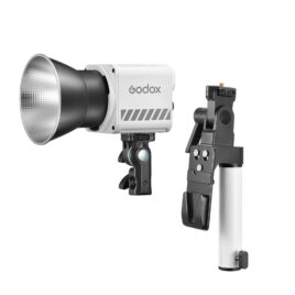Godox ML60II BI Portable LED Light (Bi Color) with AK-B02 Holding Handle and Battery Support Kit