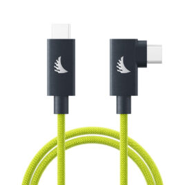 Angelbird USB-C 4.0 Solid Flex Cable Right-Angle Lime 2 m / 6.6 ft
